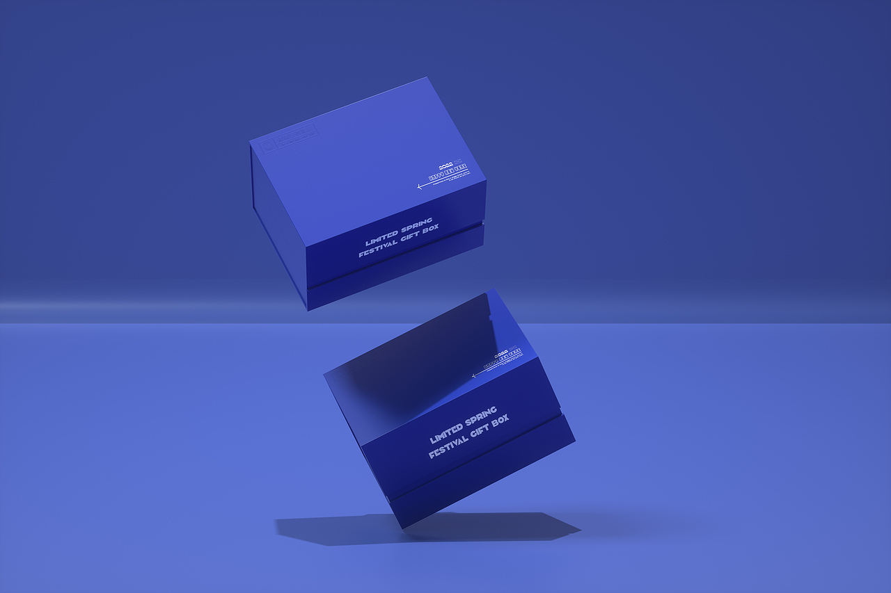 虎年的两款新年打气文创礼盒设计