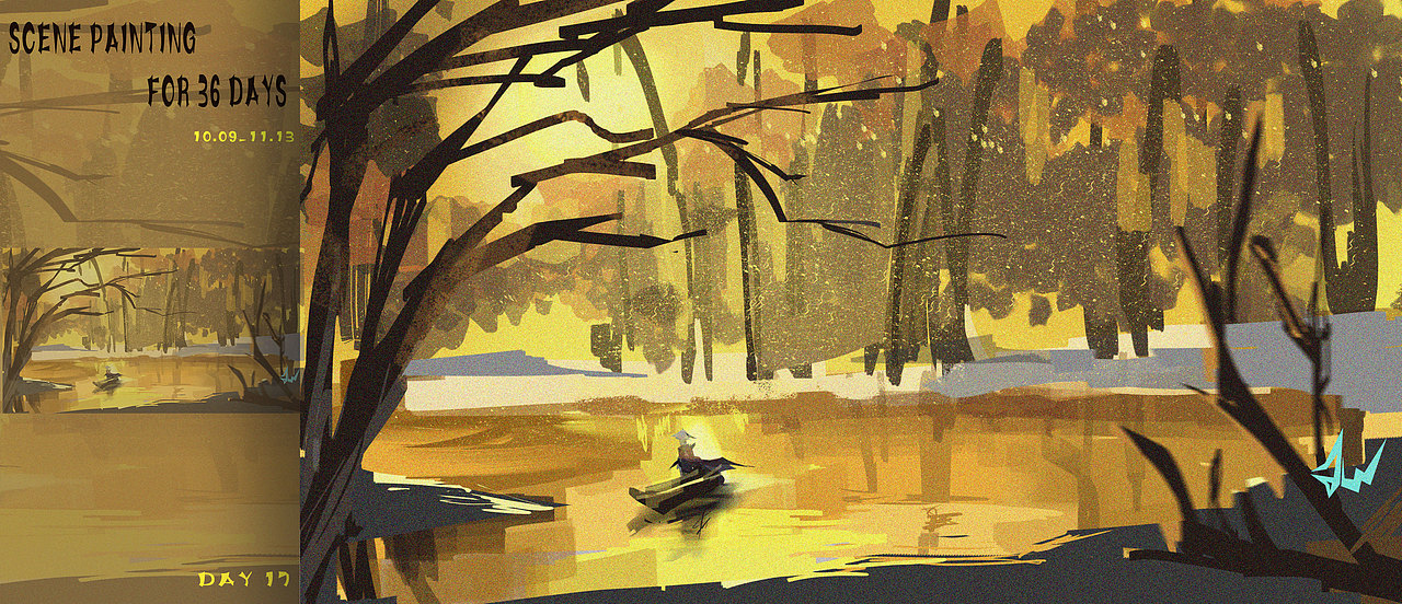 36天场景速途练习打卡（图ZMzIyOTIxNDU2） - 游戏原画 - 站酷设计师JW733原创素材 - 站酷ZCOOL