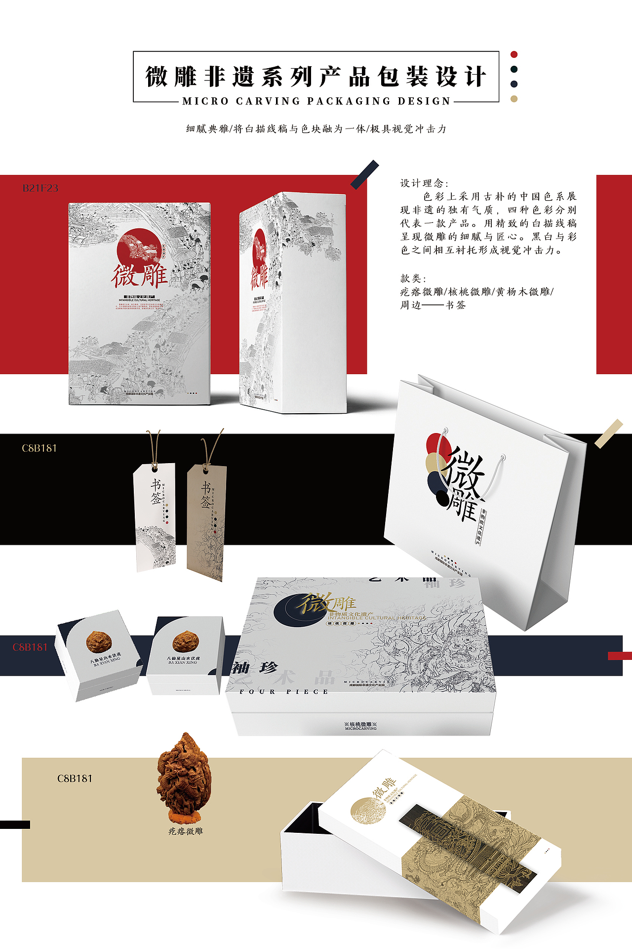 包装设计作业练习——微雕非遗