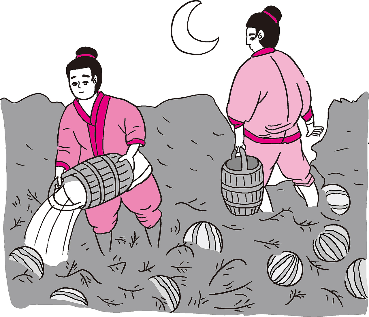 小学德育教材双色插画1（图ZMzM5MjQ5NzU2） - 儿童插画 - 站酷设计师ZPOOG原创素材 - 站酷ZCOOL