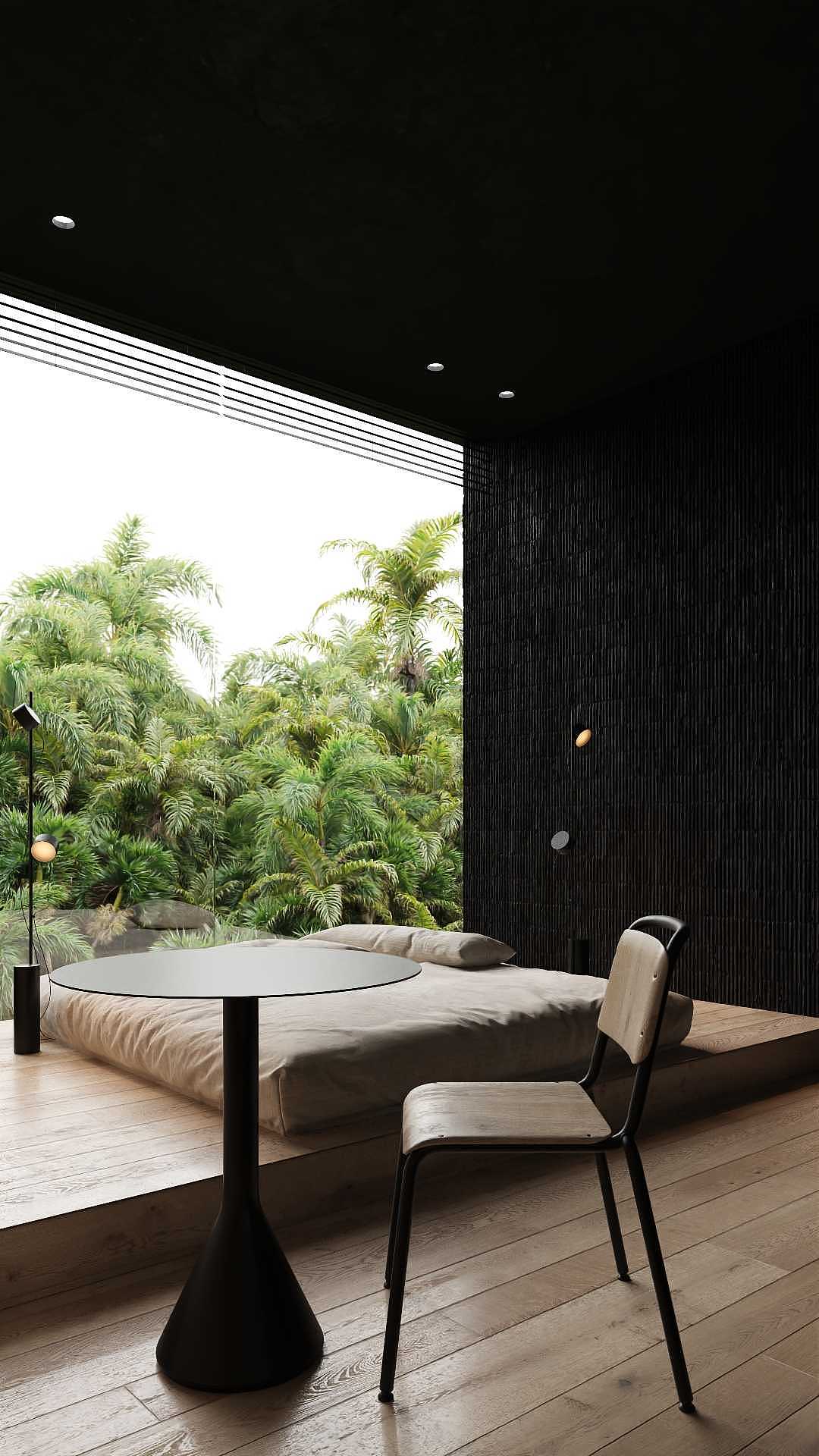 黑色森林——現代極簡別墅案例