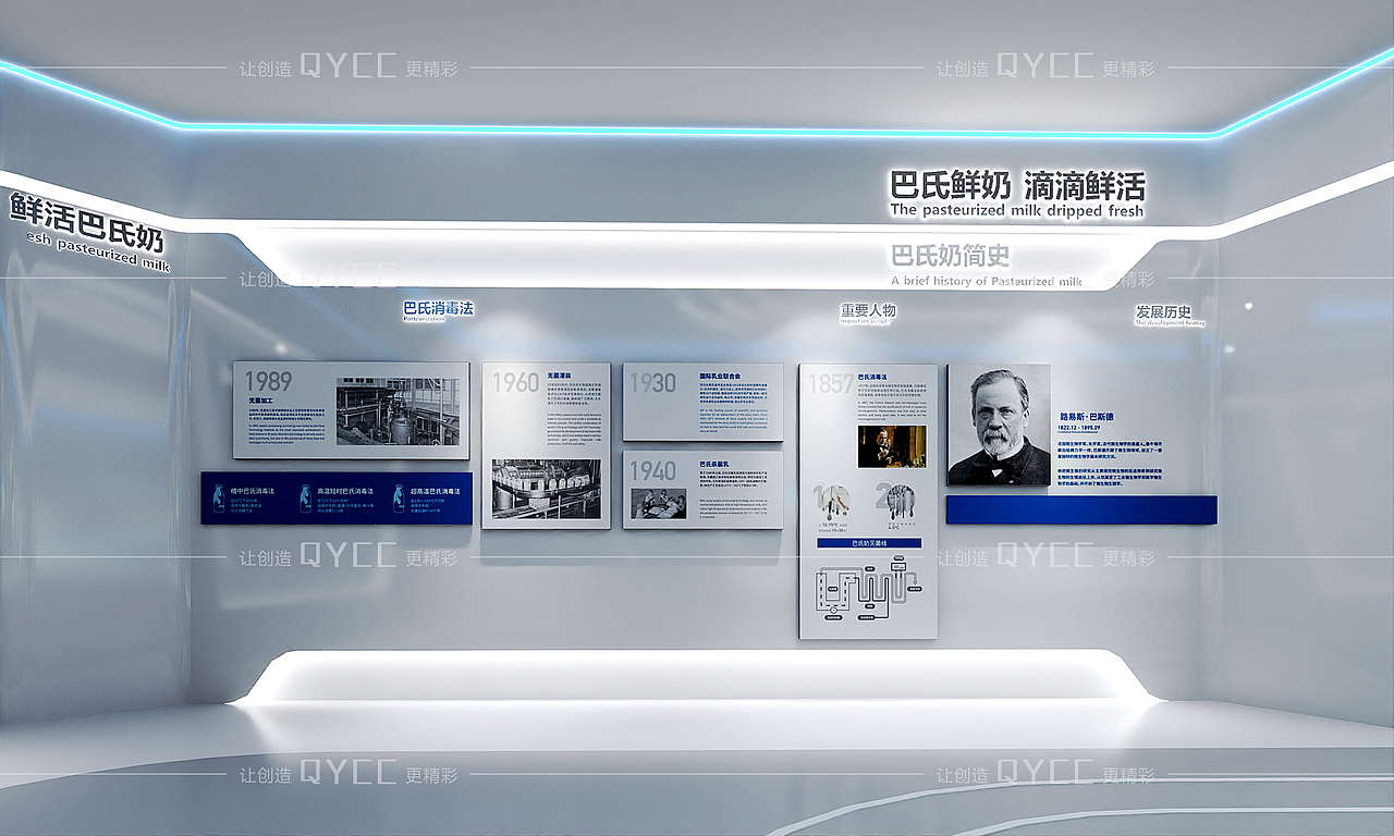 企业展厅设计-乳业展厅