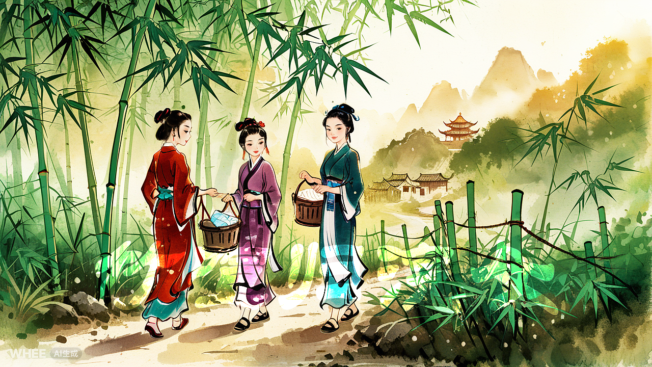 山居秋暝（图ZMzY0MTgwOTc2） - AI作品 - 站酷设计师锦夕Drawing原创素材 - 站酷ZCOOL