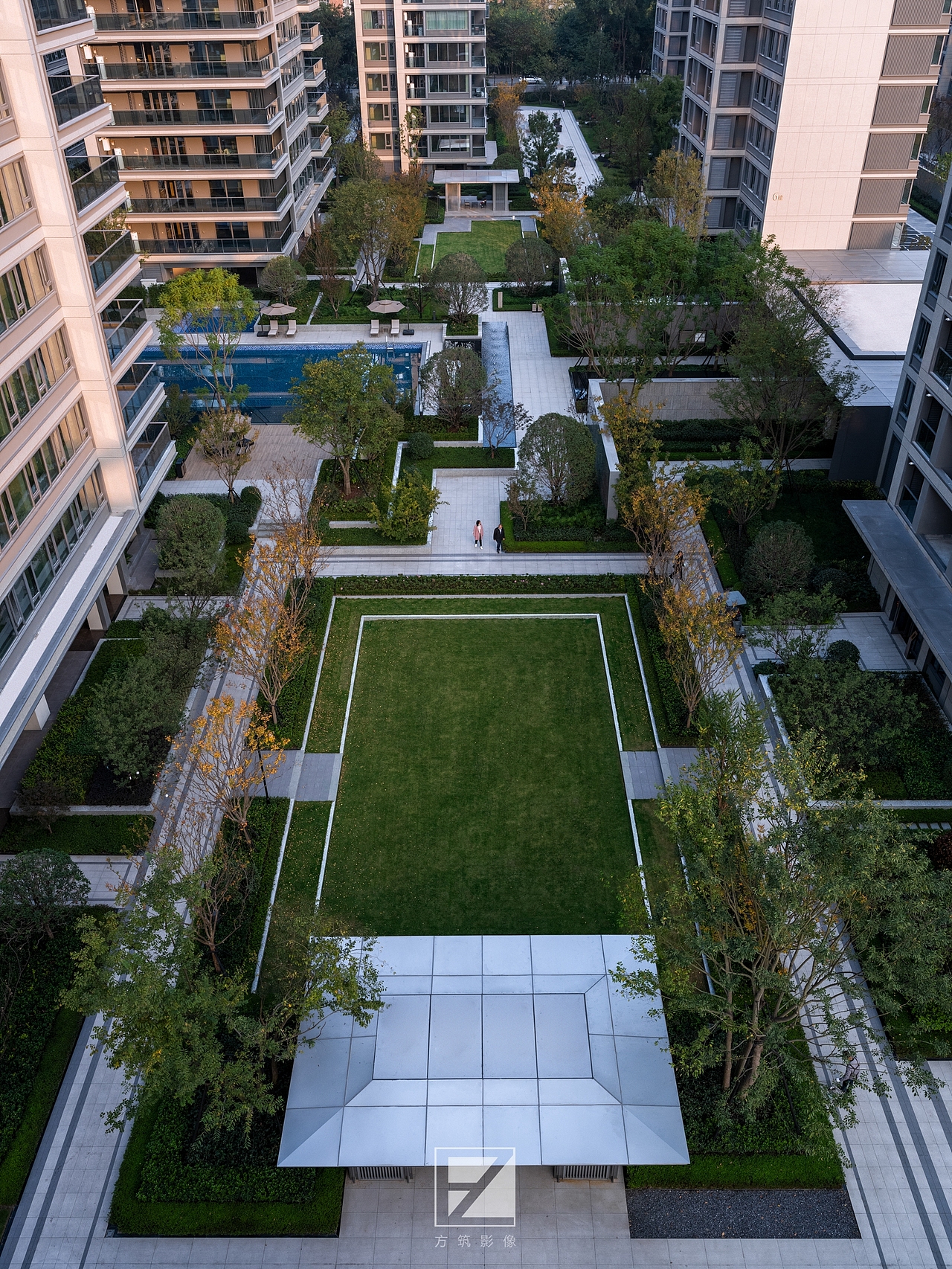 【上海方筑影像】--成都凤起籣庭住宅大区景观（图ZMzI0MTI3NTEy） - 环境/建筑摄影 - 站酷设计师上海方筑影像原创素材 - 站酷ZCOOL