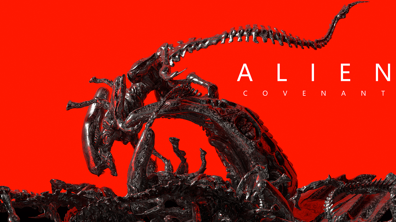 异形系列C4D风格图概念起源——alien（图ZMzA3OTg5NTI4） - 人物/生物 - 站酷设计师DAVE_Studio原创素材 - 站酷ZCOOL