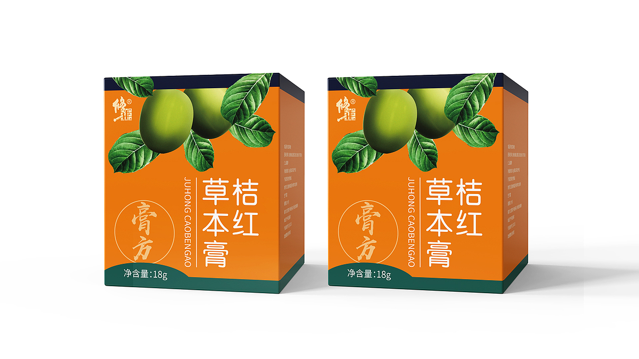 桔红草本膏、红糖老姜膏、酸枣仁膏、三款膏方包装
