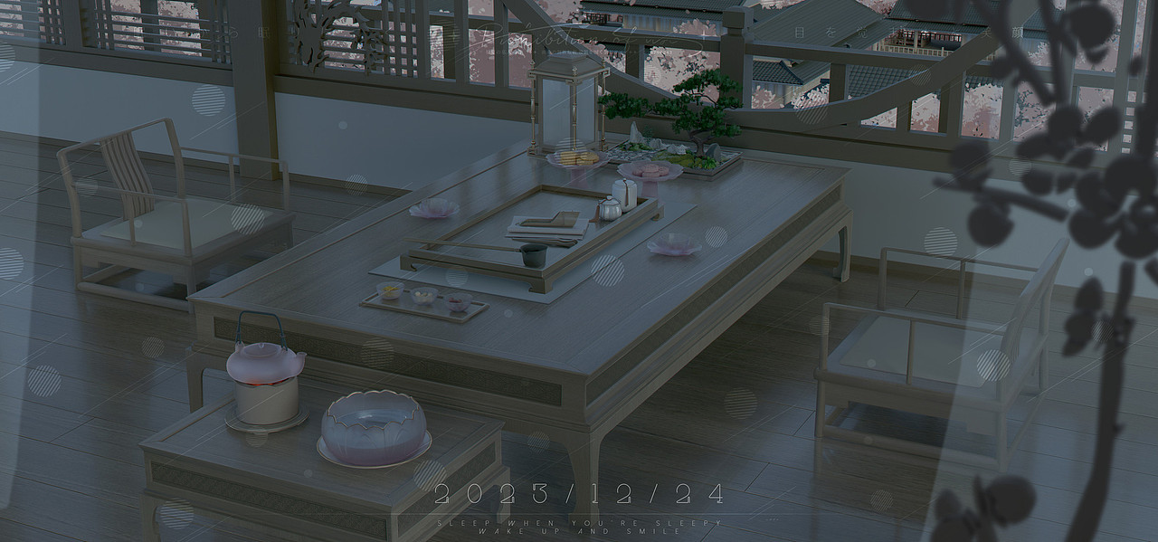 古代场景·饮茶（图ZMzU4NDQ0MzI4） - 创作习作 - 站酷设计师星夏在放羊原创素材 - 站酷ZCOOL