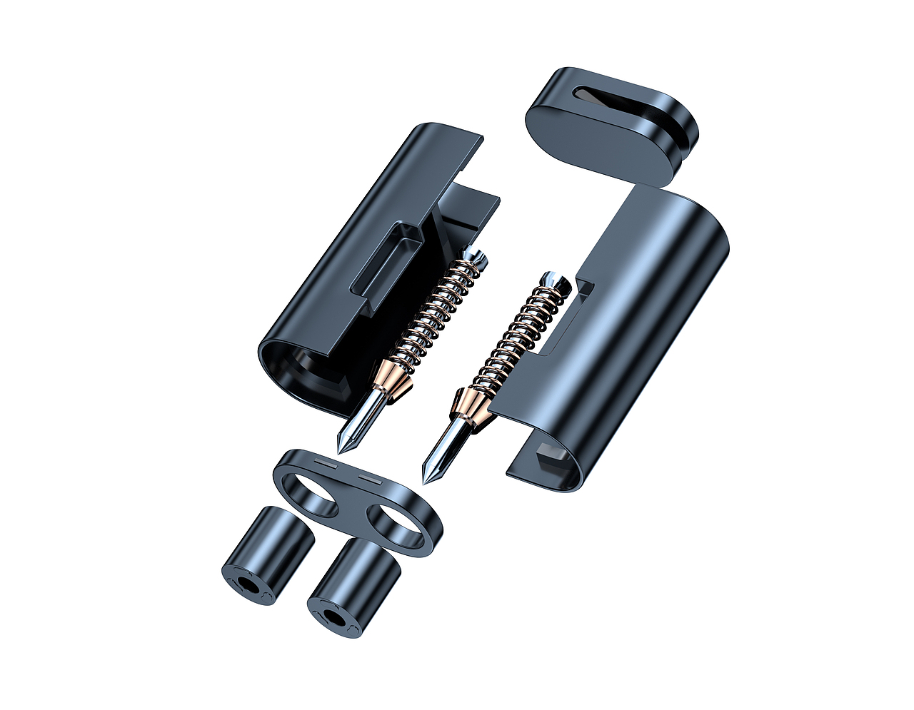 集成式支架内饰渲染图