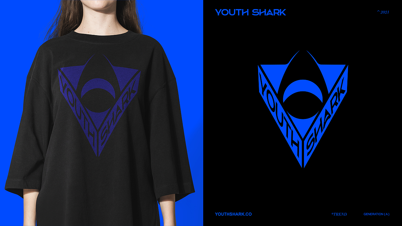 YOUTHSHARK 潮牌服饰品牌设计（图ZMjk4MTk1NzEy） - 品牌 - 站酷设计师真空vacuum_v原创素材 - 站酷ZCOOL