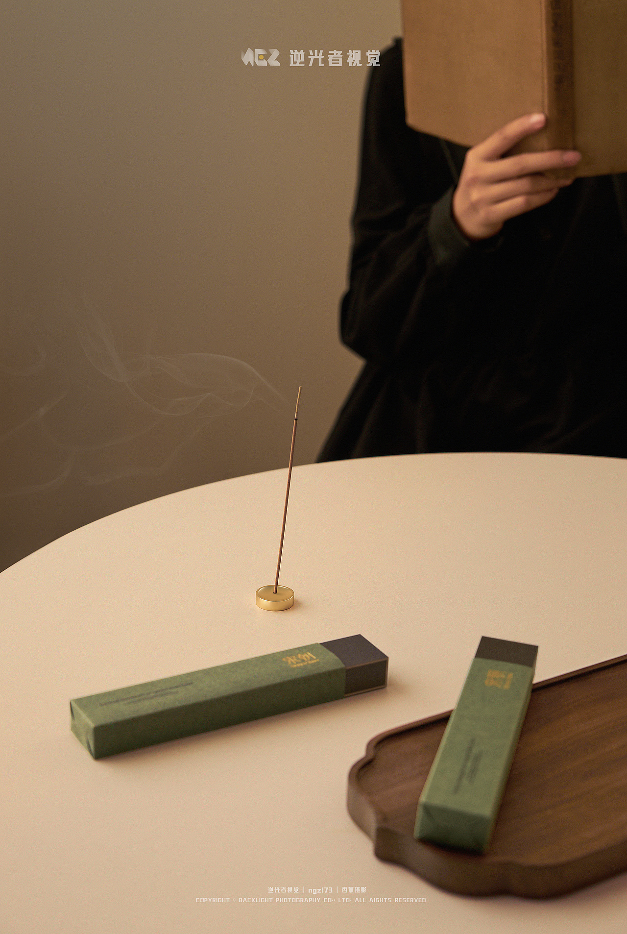 线香静物摄影/静物图/家居氛围图/宋朝香氛/逆光者视觉