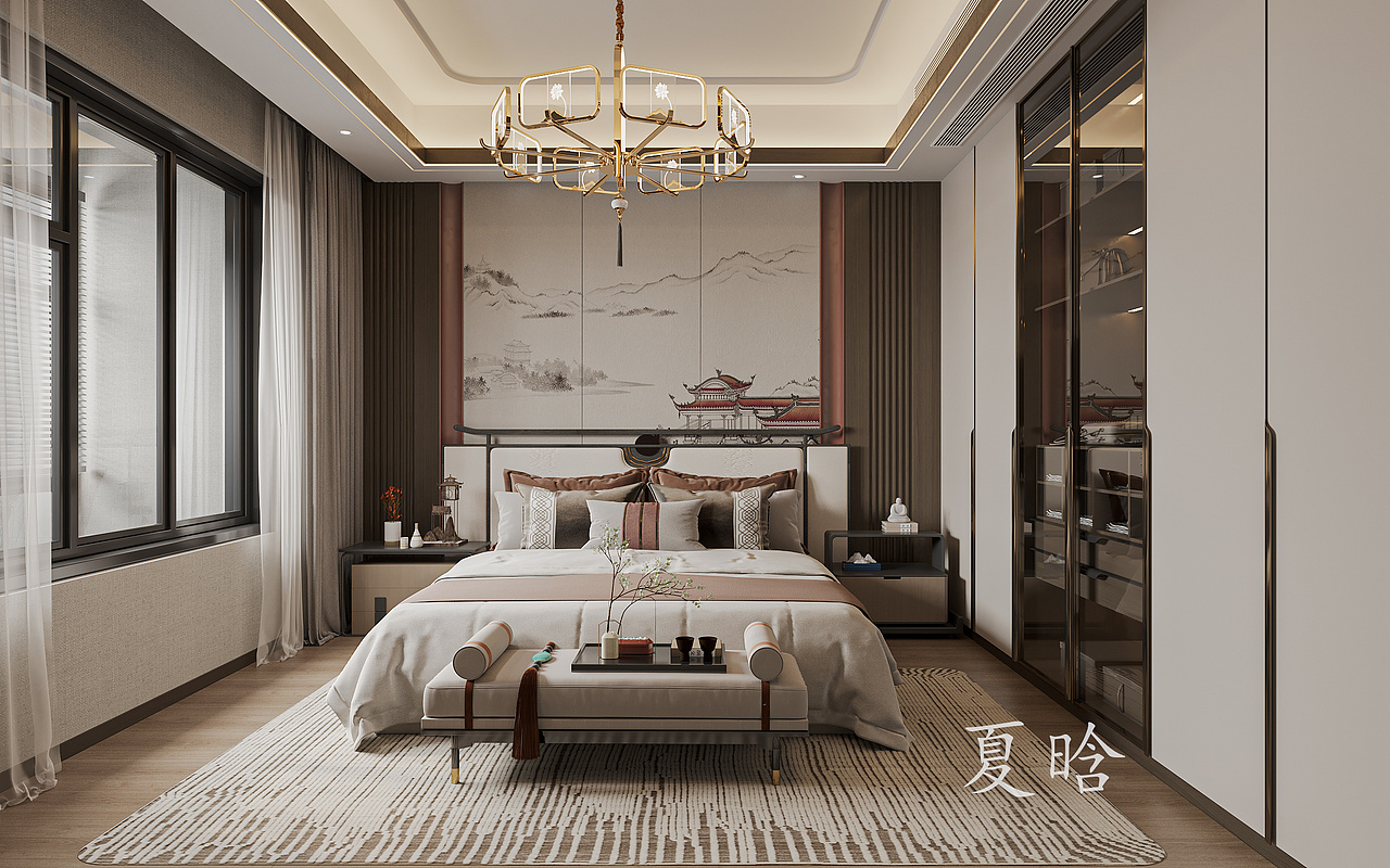 不同的设计方式的体现是不同的人生追求 #新中式