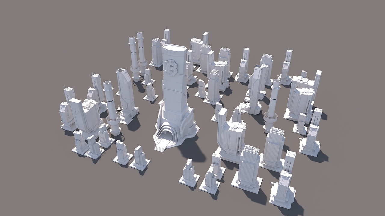 财团区部分模型