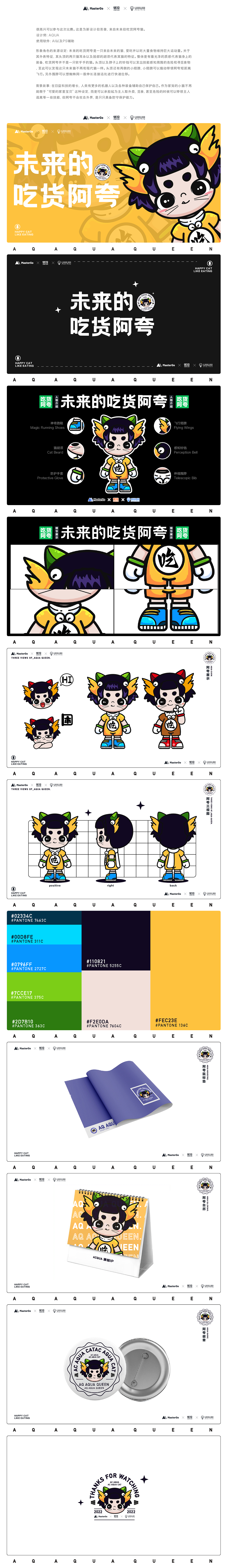 未来科技阿夸猫IP角色