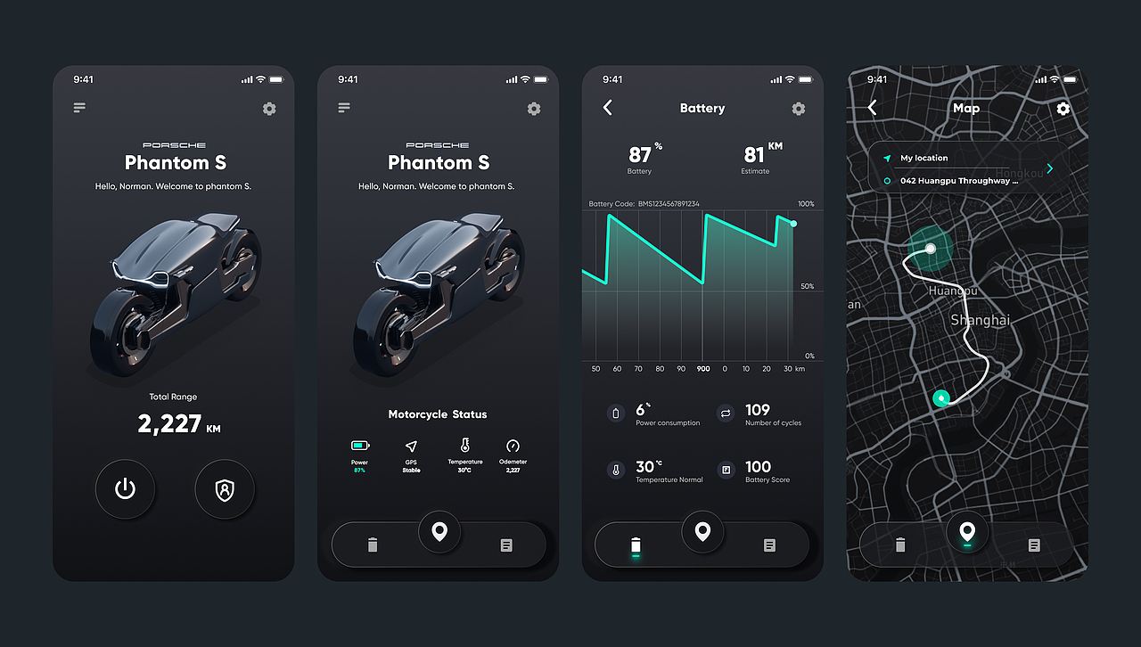 毕设小摩托的车机交互系统与UI系统设计