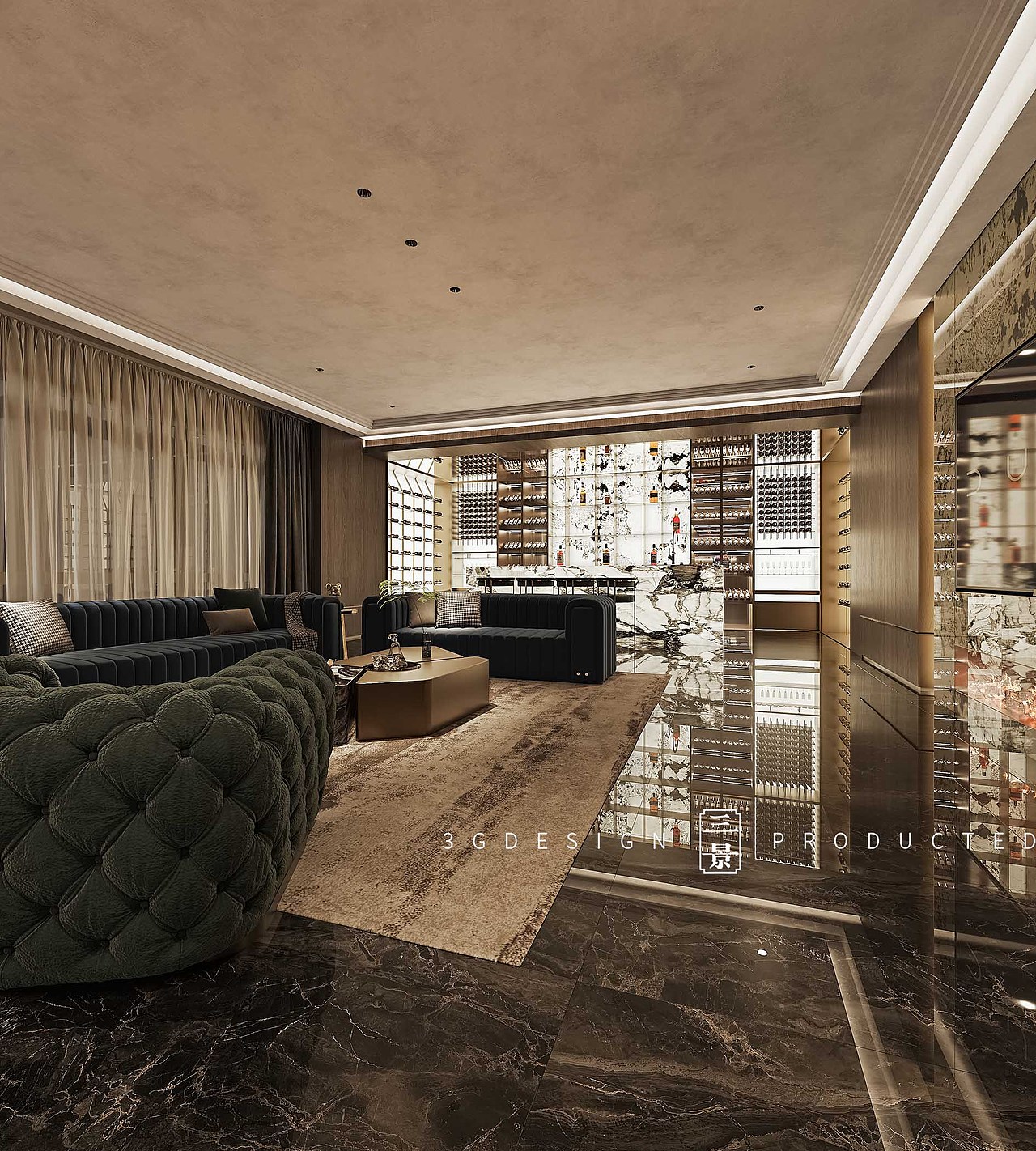 【三景装饰】高格调社交休闲会所