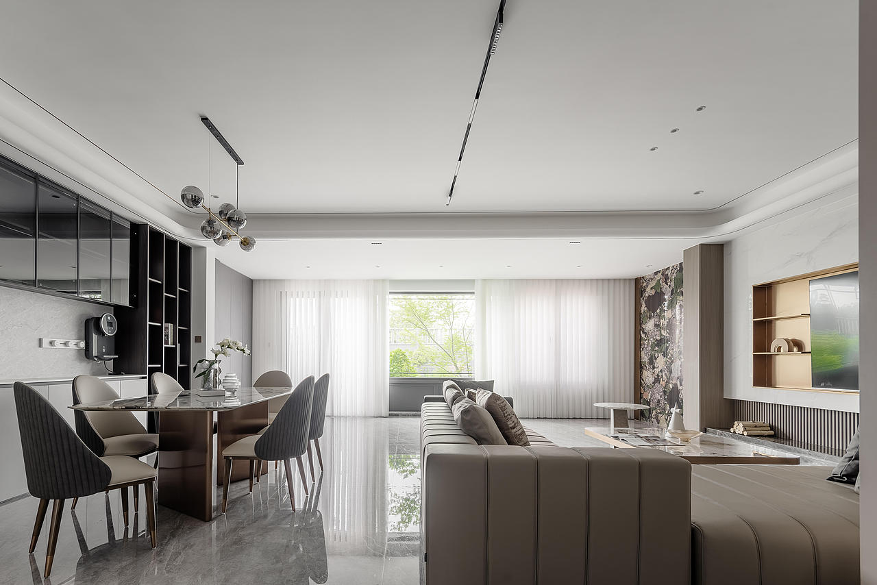 两百坪轻奢大平层带百坪花园,从质感生活到桃源秘境