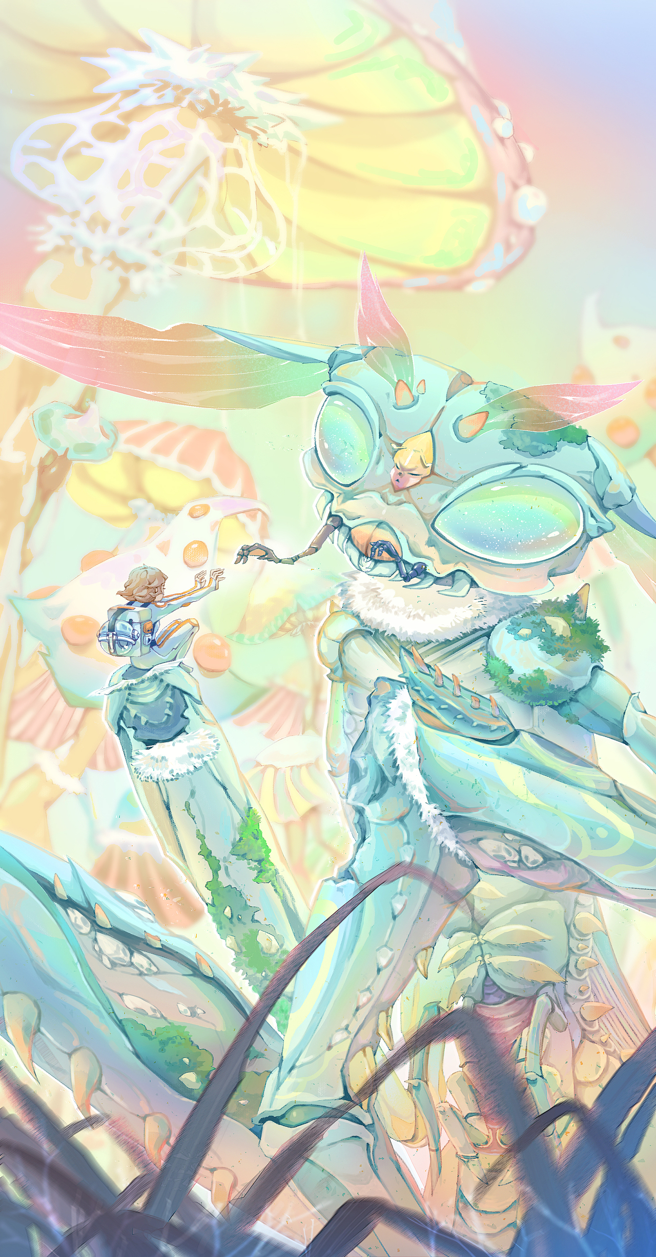 晨星系列-共生（图ZMzQzOTYxNjA4） - 艺术插画 - 站酷设计师Soukasei原创素材 - 站酷ZCOOL