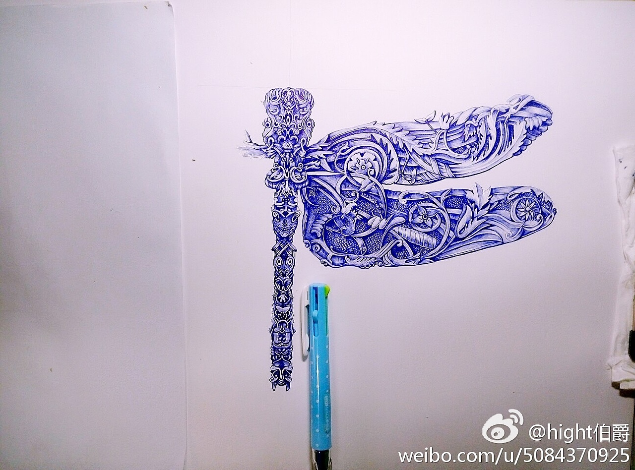 圆珠笔系列作品