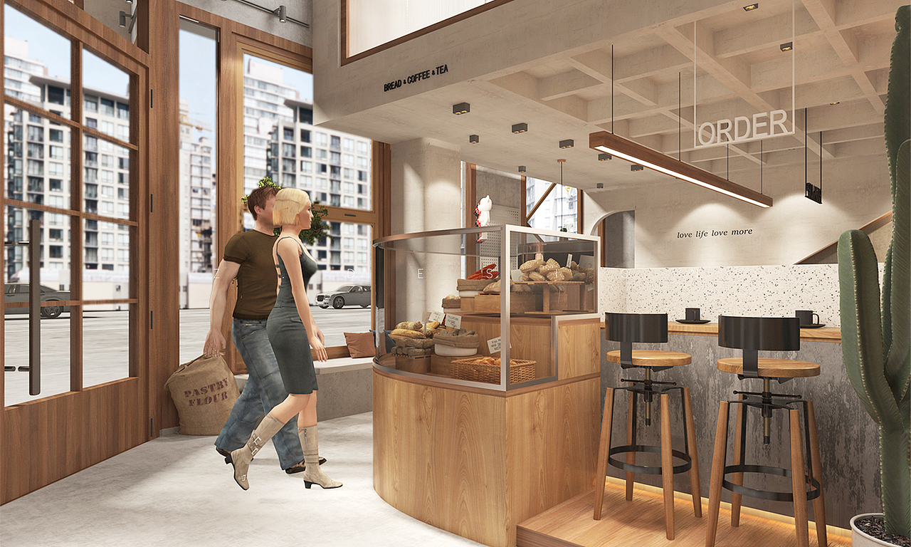 Z.DESIGN | 淄博-好好吃面包 | 咖啡烘焙店（图ZMjk4ODYyMjIw） - 酒店餐饮设计 - 站酷设计师周周有钱收_原创素材 - 站酷ZCOOL