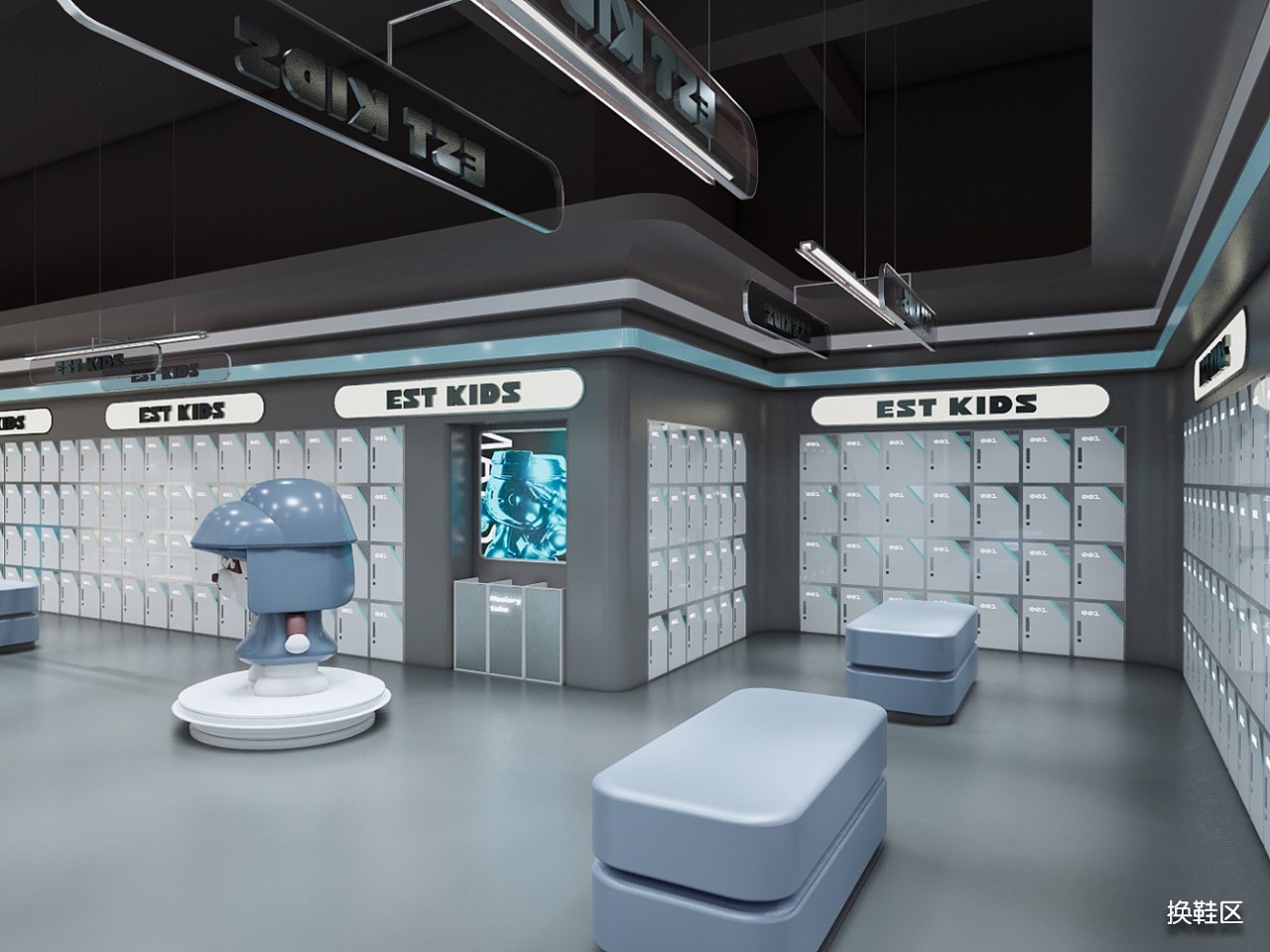 EST PARK 亲子运动潮玩中心 | 常州店（图ZMzY4OTI4MjI4） - 商业空间设计 - 站酷设计师SURP_DESIGN原创素材 - 站酷ZCOOL