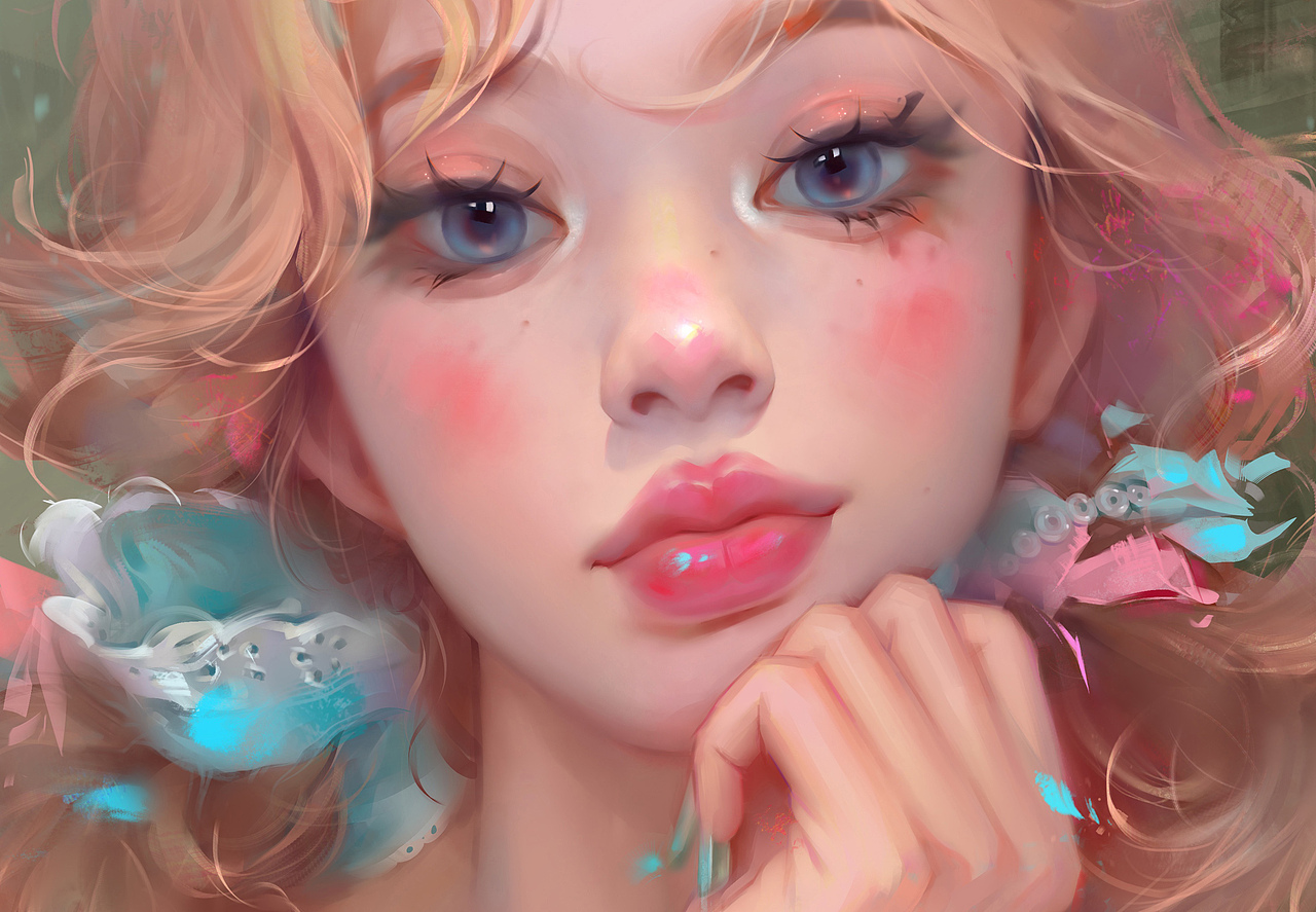 近期作品（三）/头像/插画/厚涂（图ZMzcwODY4NTEy） - 艺术插画 - 站酷设计师京京Leah原创素材 - 站酷ZCOOL