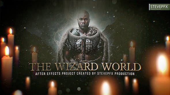 AE模板 | 幻想世界神奇氛围童话魔法视觉效果标题介绍