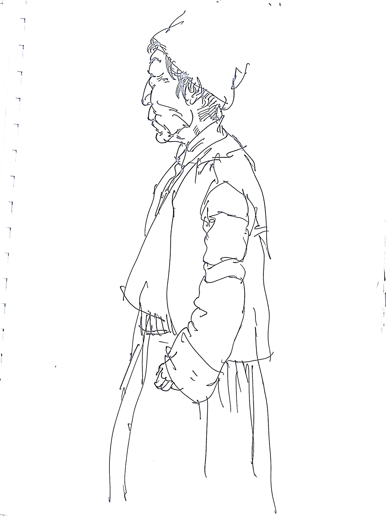 纪保超摸鱼速写