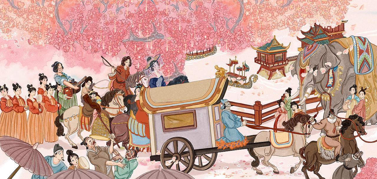 《丽人行》国风绘本