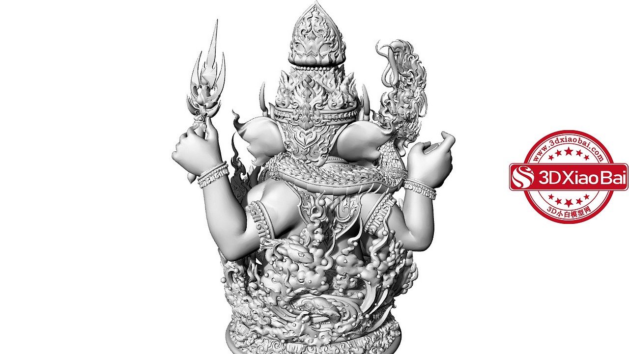 ganesha甘尼沙印度教开端之神模型