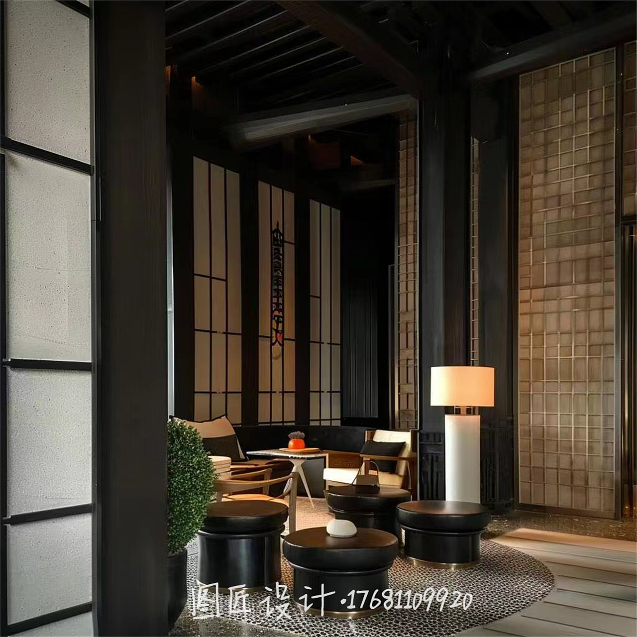 秦汉的黑色中式审美就是大气|||我那迷人的老祖宗（图ZMzY4MDAxMTA4） - 酒店餐饮设计 - 站酷设计师陈思宁原创素材 - 站酷ZCOOL