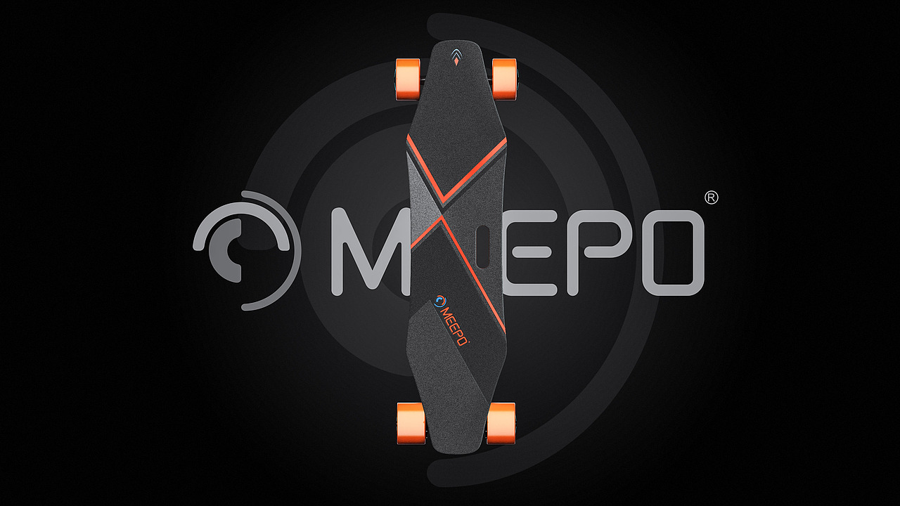 哈士奇设计作品-滑板