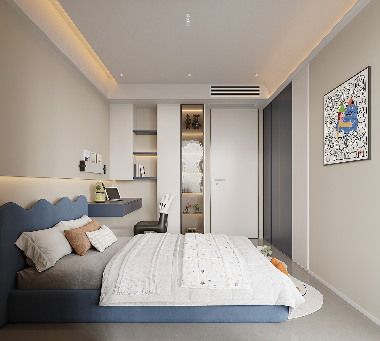 3D渲染 极简客餐厅/山东案例分享