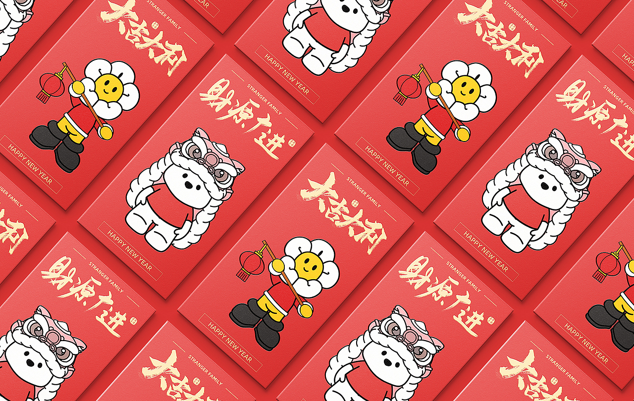 怪奇家族IP设计 新年节日系列IP 原创IP品牌形象设计