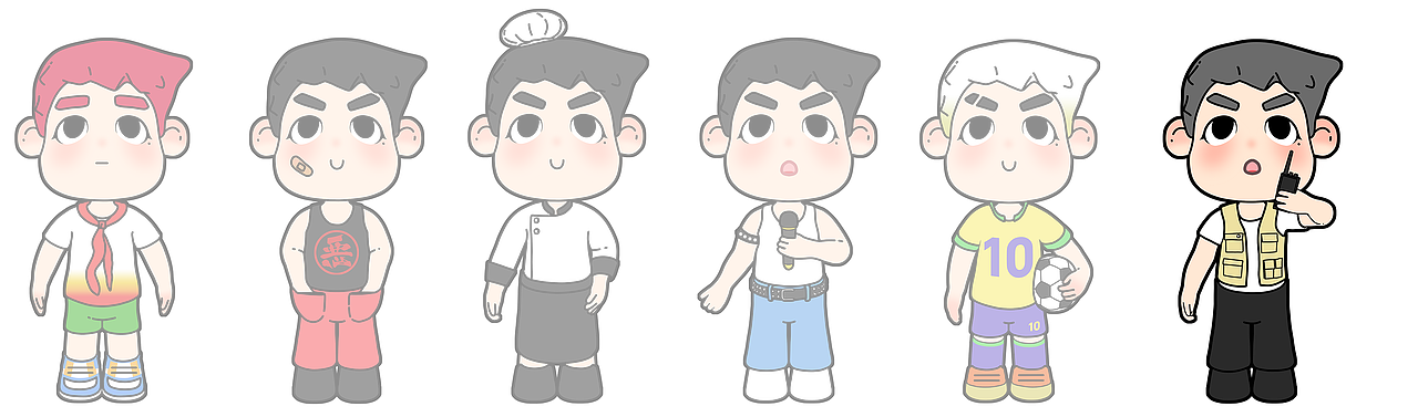 SHANGSHIBOY梦想职业系列盲盒设计(非商业)