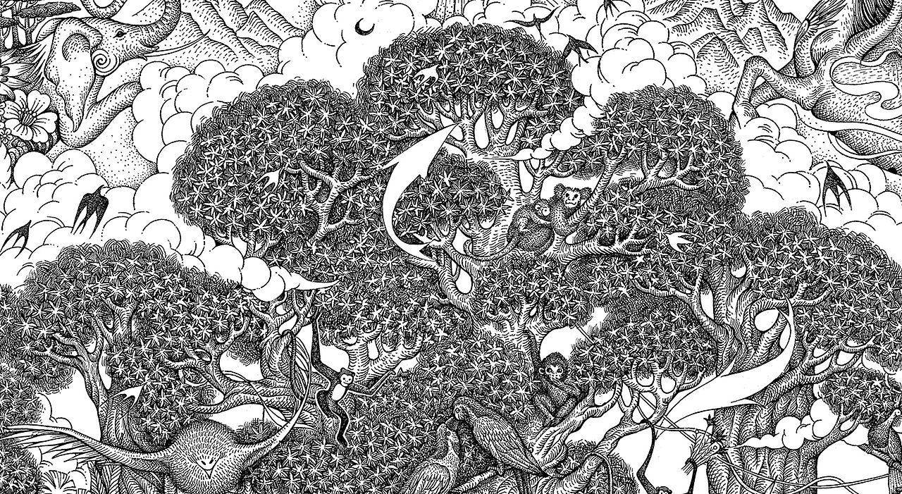 绿野迷踪（图ZMzE5NDkzMjA4） - 商业插画 - 站酷设计师张贇ILLUSTRATION原创素材 - 站酷ZCOOL