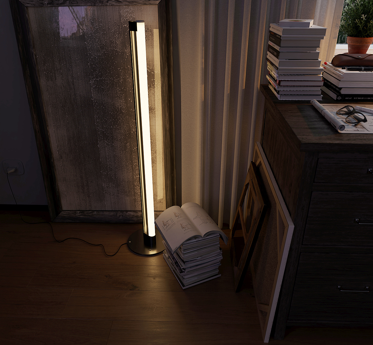 日常渲染小場（圖ZMzUxNTUxMjI4） - 家裝設(shè)計(jì) - 站酷設(shè)計(jì)師橘白啊原創(chuàng)素材 - 站酷ZCOOL