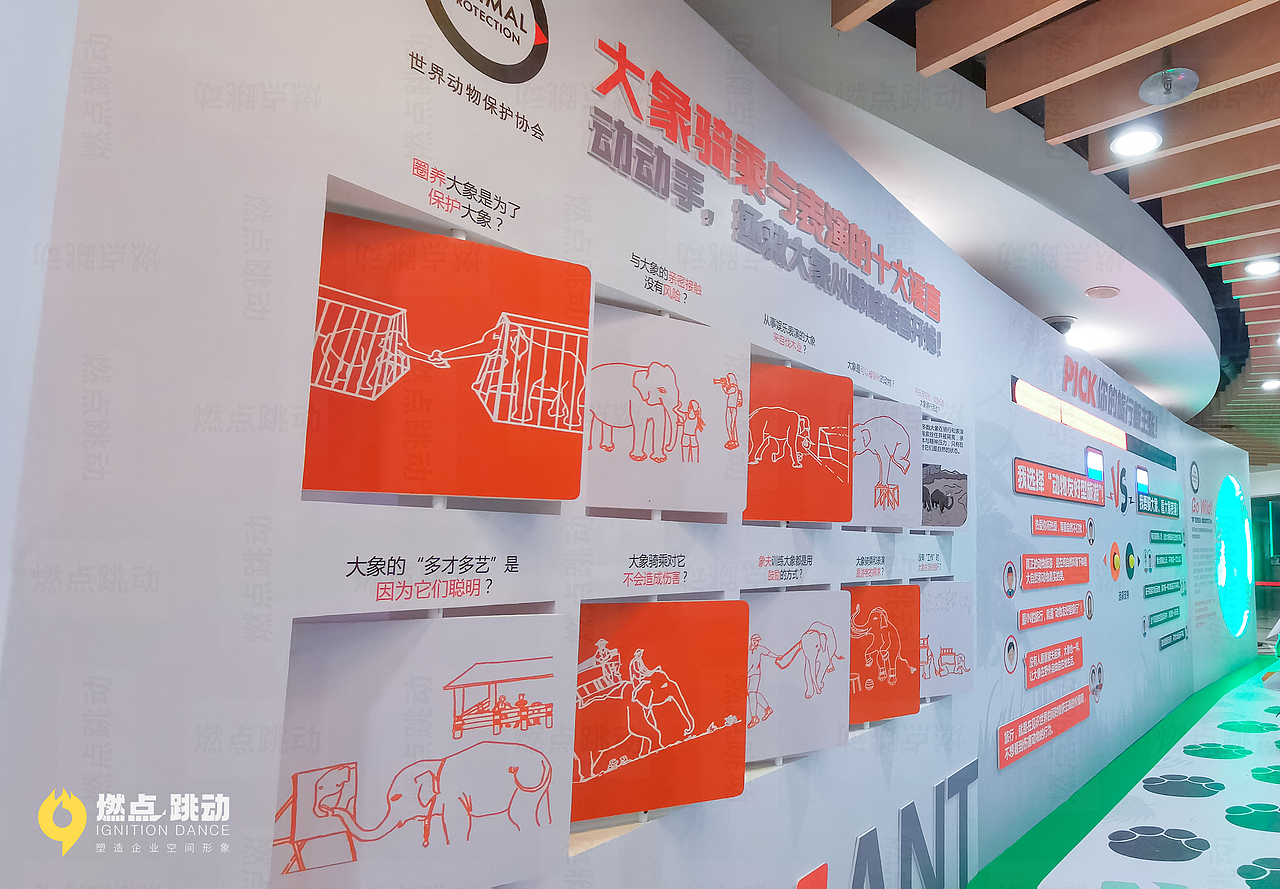 文化墙设计 | 动物工艺
