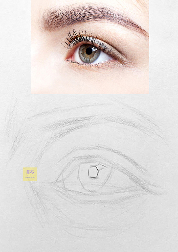 眼睛绘画详细步骤