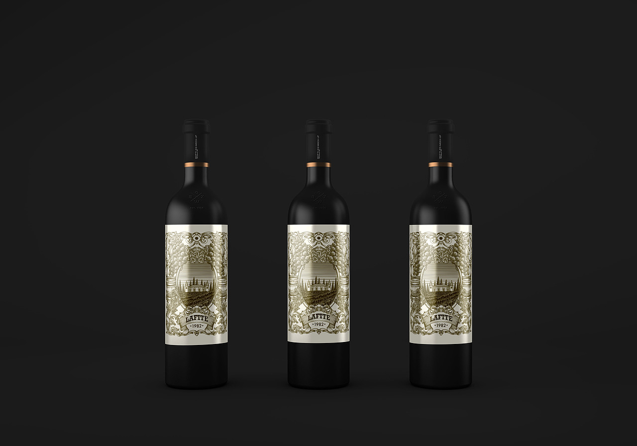 葡萄酒包装版画