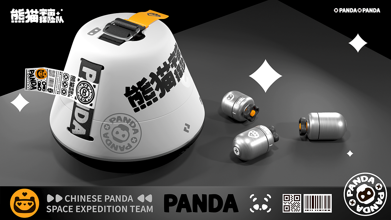 出发！熊猫宇宙探险队！（图ZMzU0ODMxNDQw） - 其他三维 - 站酷设计师胡子呆迪原创素材 - 站酷ZCOOL