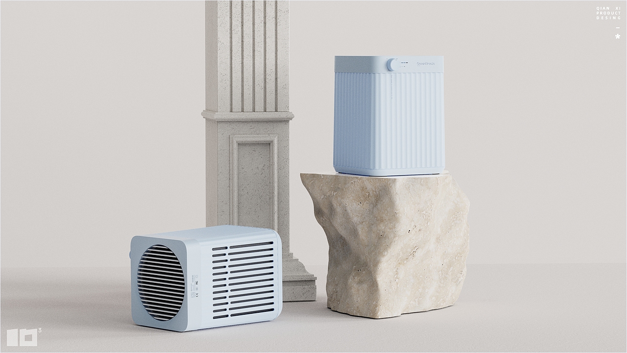 Ocean Breeze-桌面小型空气净化器（图ZMzQ1OTcyOTEy） - 其他工业/产品 - 站酷设计师Robinakira原创素材 - 站酷ZCOOL