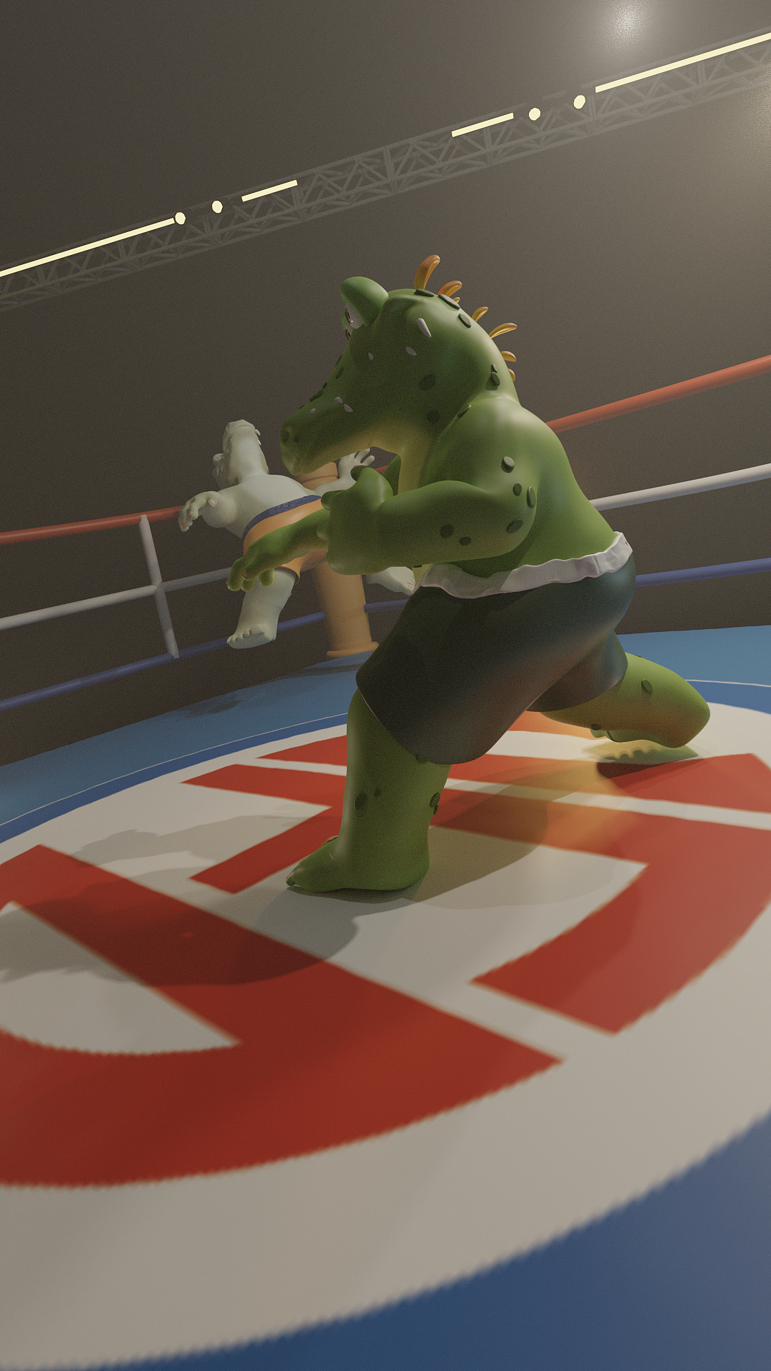 鳄鱼   我很凶的·不要过来呀--