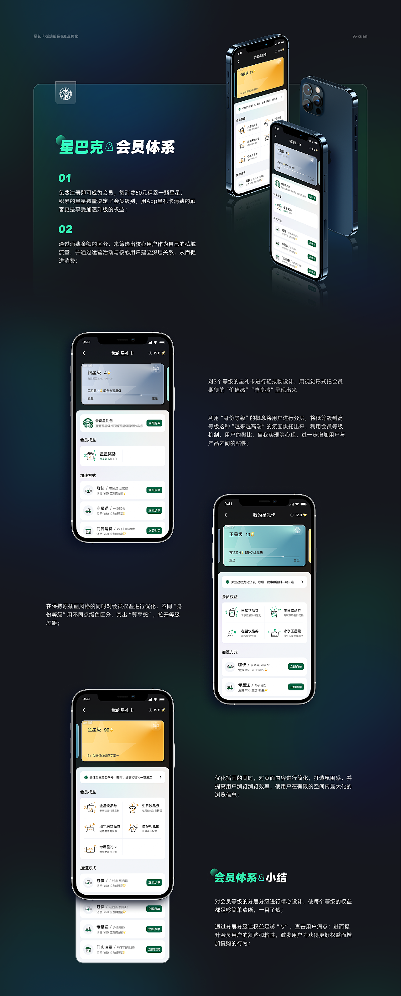 星巴克App改版_阿轩y-站酷ZCOOL