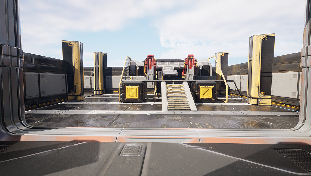 UE5科幻关卡练习