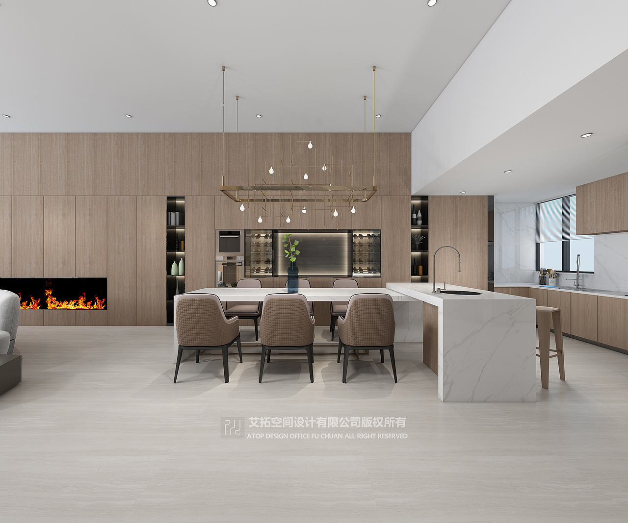 深圳别墅设计丨1300㎡大梅沙一号,处处彰显大宅品味