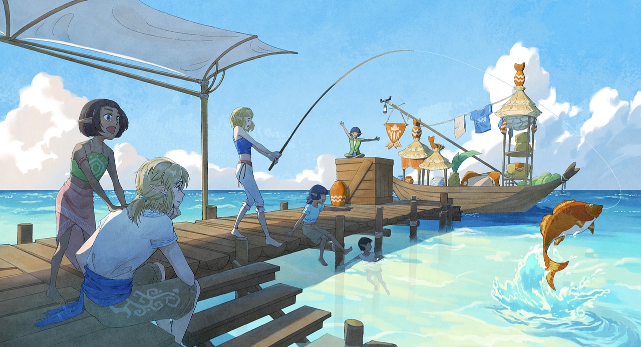 塞尔达的传说-同人合集2（图ZMzE4OTg5ODky） - 创作习作 - 站酷设计师羊腰子666原创素材 - 站酷ZCOOL