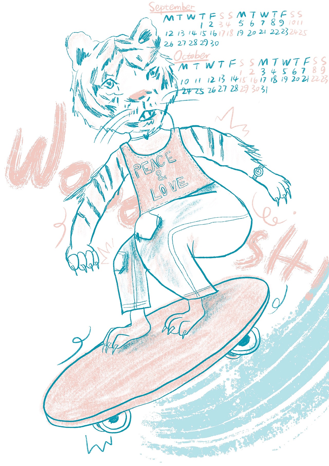 原创插画2022虎年日历-虎头妹（图ZMzA3NjM2Mzc2） - 艺术插画 - 站酷设计师阿土滴土R2D2原创素材 - 站酷ZCOOL