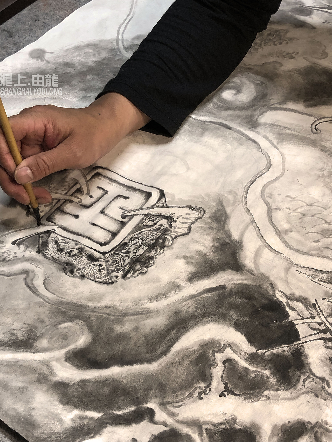 由龙2023佛山藏家的《正龙图》