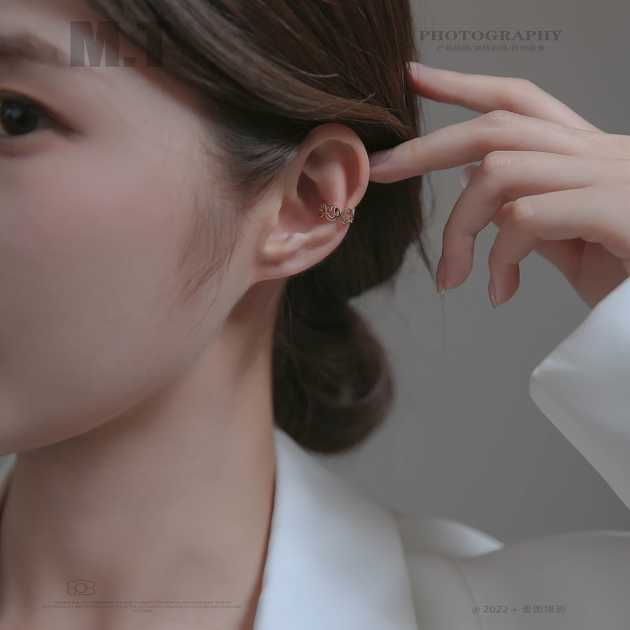 产品摄影 | 小众饰品 耳饰模特拍摄作品展示