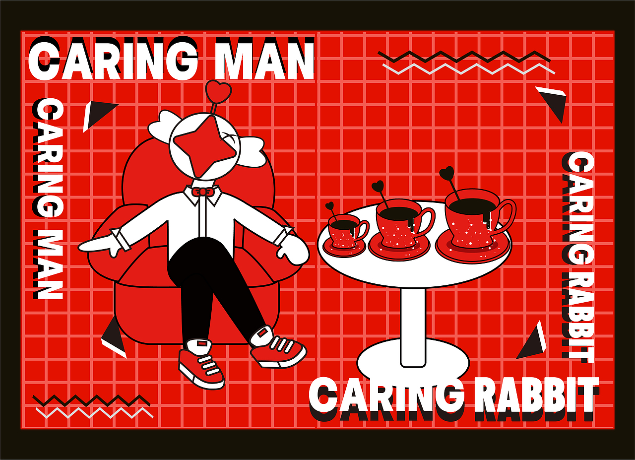 爱心男CARING MAN（图ZMzAxNTcxMjky） - IP形象 - 站酷设计师一百个君原创素材 - 站酷ZCOOL
